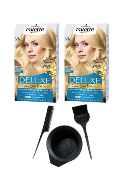 Palette Deluxe Uil Ultra Yogun Renk Acici 2ad Ve Pudrashine Boya Kabi Seti Trendyol