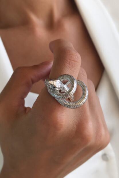 Bonnjerra Jewellery Ayarlanabilir Yilan Yuzuk Trendyol