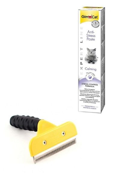 Genc Home Furminator Tuy Alici Toplayici Tarak Kedi Bakim Fircasi 7 Cm Gimcat Anti Stress Kedi Pastasi 50 Gr Trendyol