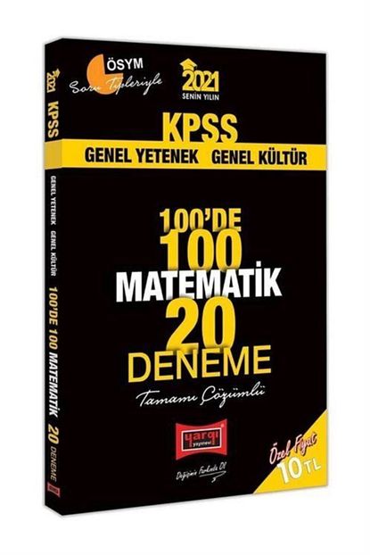 Yargi Yayinevi 2021 Kpss Matematik 100 De 100 Tamami Cozumlu 20 Deneme Trendyol