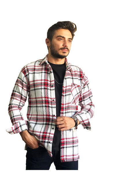 Trendbir Erkek Kirmizi Oduncu Klass Trend Tarz Giyim Gomlek Trendyol
