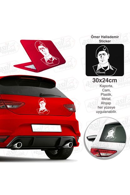 Asilmeydan Kahraman Sehit Omer Halisdemir Beyaz Sticker Araba Oto Etiket Aksesuar Tuning Modifiye Arma Fiyati Yorumlari Trendyol