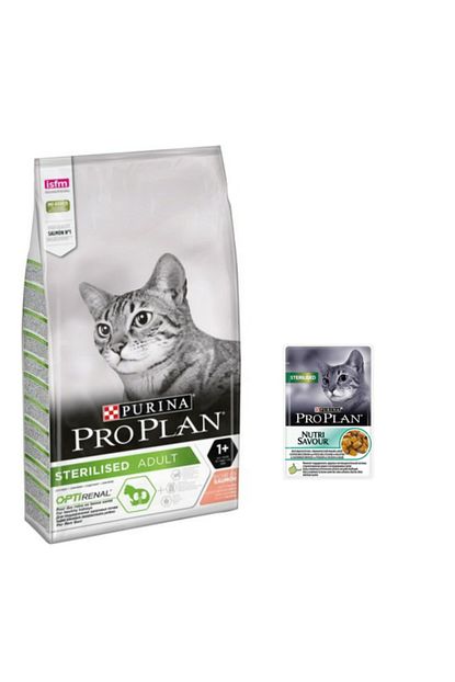 Proplan Kisirlastirilmis Somonlu Kuru Kedi Mamasi 1 5kg Pouch Sterilised Okyanus Baligi 85gr Trendyol