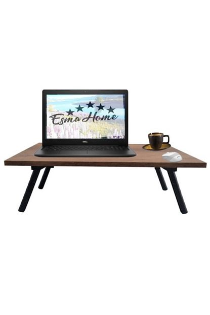 Esmahome Servis Sunum Sehpasi Laptop Sehpasi Katlanir Ayakli Sehpa Trendyol