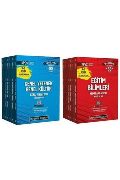 Pegem A Yayincilik Sinav Kitaplari Pegem 2021 Kpss Gygk Egitim Konu Anlatimli 2 Li Moduler Set Trendyol