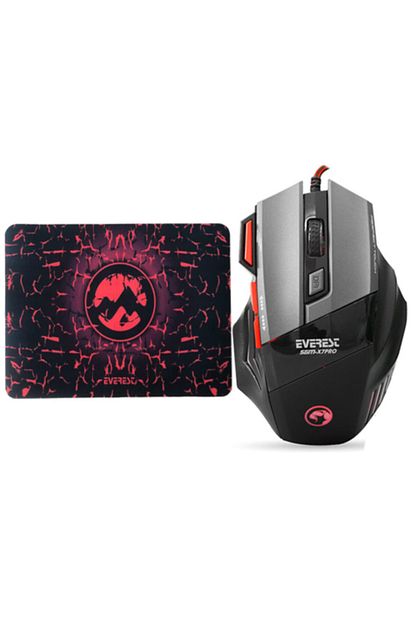 Everest Sgm X7 Pro 7200dpi Gaming Oyuncu Mouse Mouse Pad Hediyeli Trendyol
