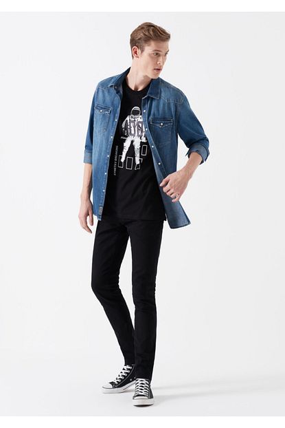 Mavi Erkek Siyah Leo Super Skinny Jean 0076223313 Trendyol