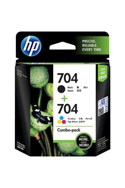 Hp 704 Siyah Ve Renkli Kartus Seti Cn692a Cn693a Trendyol