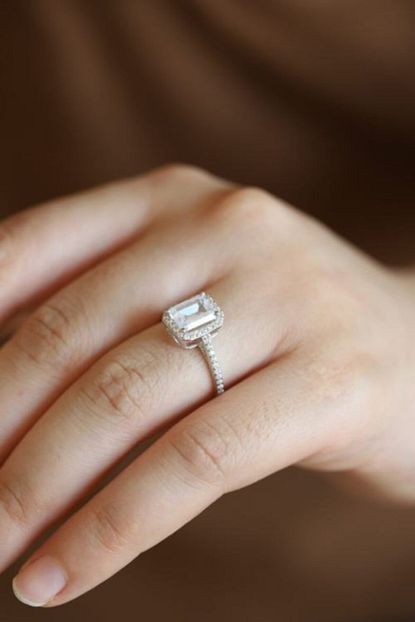 Can Silver 925 Ayar Gumus Bayan Baget Yuzuk Trendyol