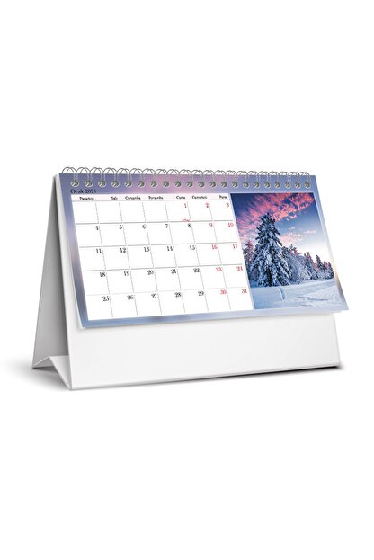 Keskin Color Keskin 13 5x20 Cm 2021 Ucgen Masa Takvimi Mtk 804 Manzaralar Trendyol