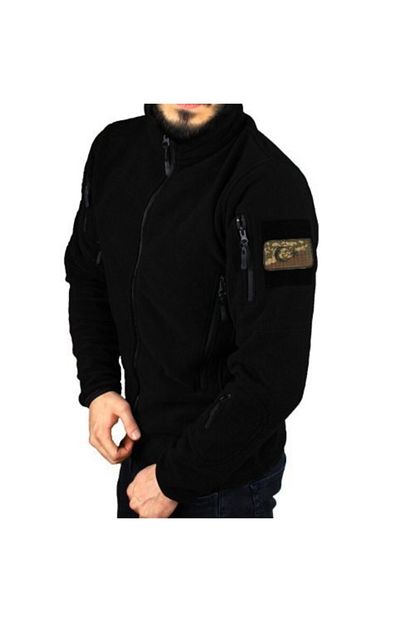 Butiksinope Erkek Siyah 5 Cepli Askeri Taktik Polar Mont Trendyol
