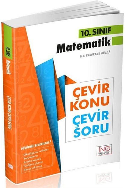 Inovasyon Yayinlari 10 Sinif Matematik Cevir Konu Cevir Soru Trendyol