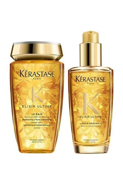 Kerastase Elixir Le Bain Sampuan 250 Ml Parlaklik Yagi 100 Ml Trendyol