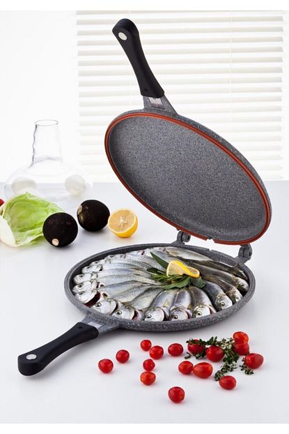 falez 30 cm twin pan dokum et ve balik