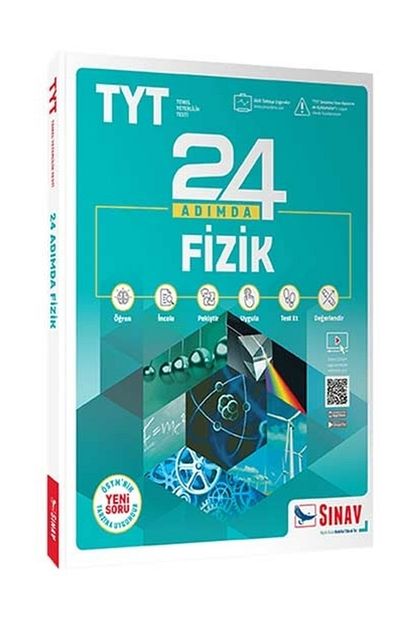 Sinav Dergisi Yayinlari Sinav Yayinlari Tyt Fizik 24 Adimda Konu Anlatimli Soru Bankasi Trendyol