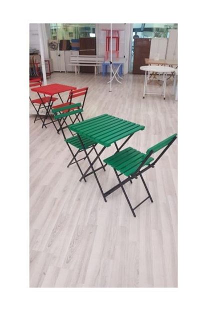 Herevim Model Bistro Seti Bahce Masa Sandalye Seti Yesil Renk Trendyol