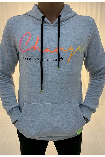 Rengarenk Erkek Gri Sweatshirt Trendyol