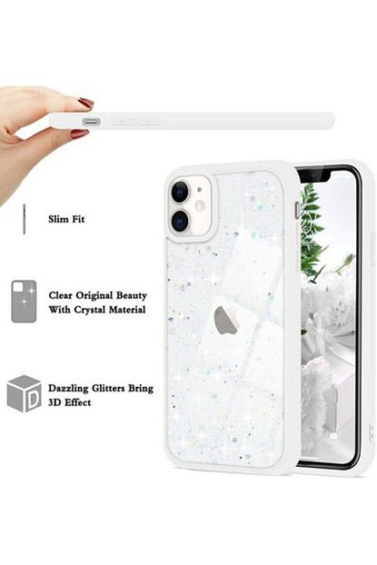 Bilisim Aksesuar Apple Iphone 11 Pro 5 8 Kenari Beyaz Renkli Simli Darbe Onleyici Silikon Trendyol