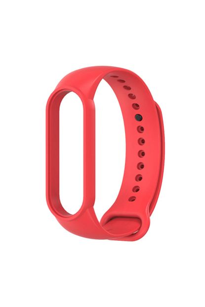 Pars Online Xiaomi Mi Band 5 Akilli Bileklik Kordon Antialerjik Silikon Kirmizi Trendyol