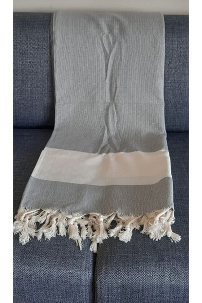 Yilmazlar Tekstil Pestemal Tipi Gri Renk Tek Kisilik Yatak Ortusu Pike Koltuk Ortusu 170x210cm Trendyol