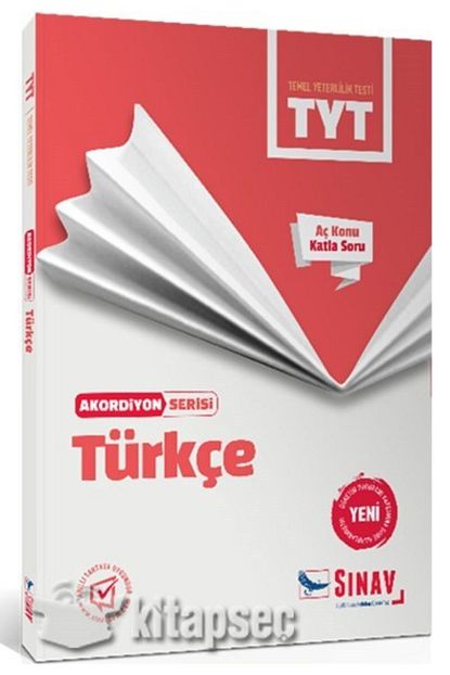 Sinav Yayinlari Tyt Turkce Akordiyon Kitap Sinav Dergisi Yayinlari Trendyol