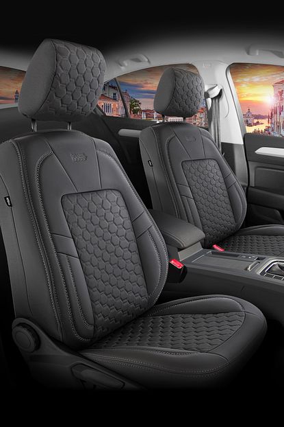 deluxe boss volkswagen polo uyumlu giovanni butti diamond serisi deri fume oto koltuk kilif dm15 fiyati yorumlari trendyol