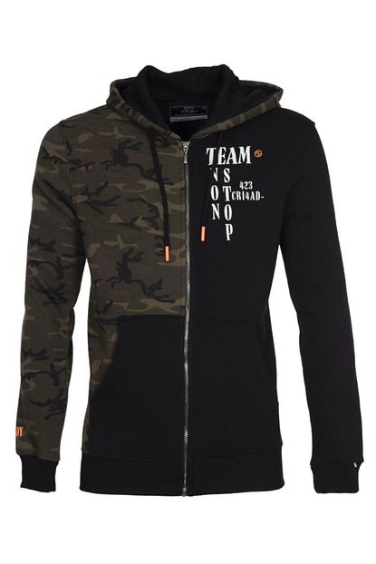Arma Erkek Siyah Kapusonlu Sweatshirt Trendyol