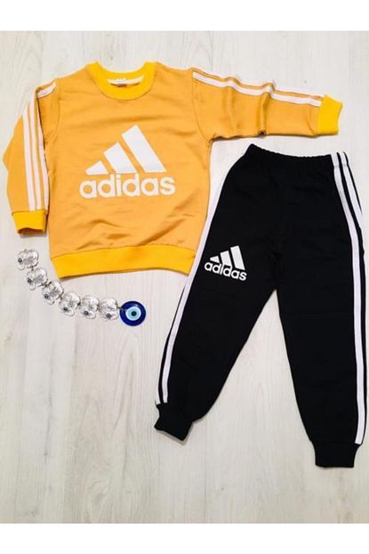 Adidas Erkek Cocuk Sari Kompak Iki Ip Esofman Takimi Trendyol