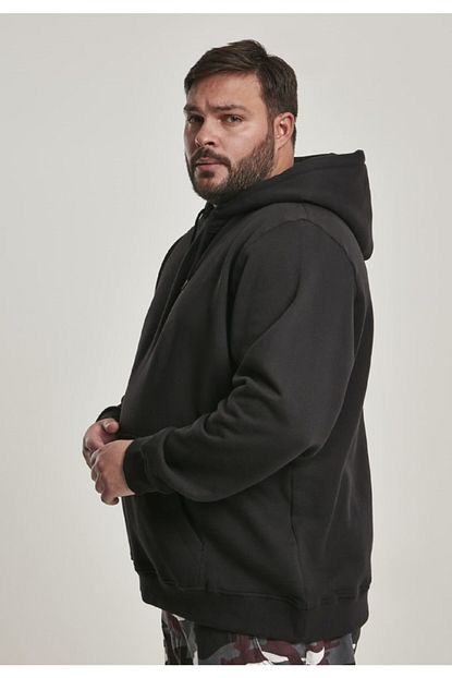 Trendmany Erkek Siyah Oversize Buyuk Beden Kapusonlu Sweatshirt Trendyol