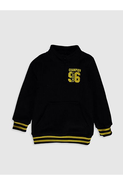 Lc Waikiki Erkek Cocuk Siyah Sweatshirt Trendyol