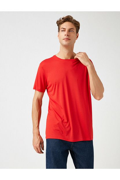 Koton Erkek Kirmizi T Shirt 1kam12268lk Trendyol