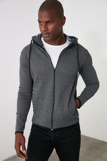 Trendyol Man Gri Erkek Sweatshirt Tmnaw21sw0959 Trendyol