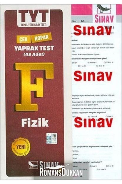 Sinav Yayinlari Sinav Tyt Fizik Cek Kopar Yaprak Test Trendyol