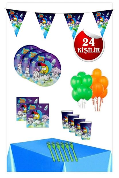Kral Sakir Uzayda Dogum Gunu Parti Seti 24 Kisilik Trendyol