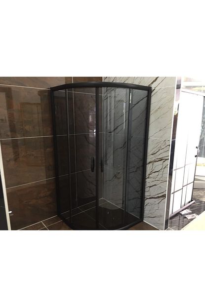 dusaks mat siyah dusakabin fume cam oval dusakabin 80x80 fiyati yorumlari trendyol