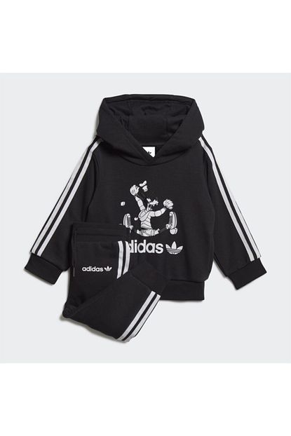 Adidas Erkek Cocuk Siyah Hoodie Trendyol