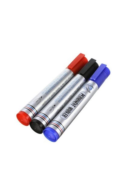 yuvarlak uclu marker koli ve cuval kalemi kirmizi 12 li paket