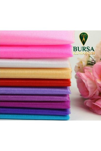Bursa Kumascisi Kristal Tul Gelinlik Beyaz Trendyol