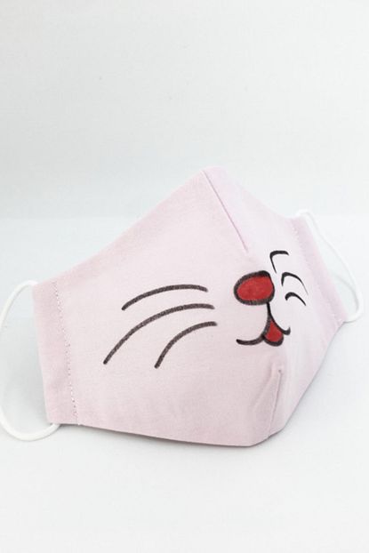 Marmara Kiz Cocuk Pembe Maske Kedi Yuz Trendyol