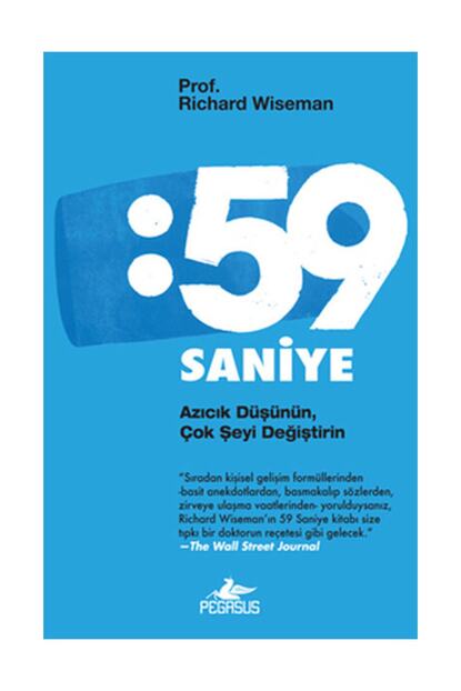 Pegasus Yayinlari 59 Saniye Azicik Dusunun Cok Seyi Degistirin Trendyol