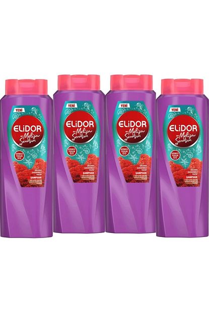 Elidor Sampuan Melisa Senolsun Kirmizi Yosun Ozlu 4 X 650 Ml Trendyol