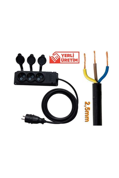 Bylion Seyyar Uzatma 3 Lu 10 M Grup Priz 3 2 5mm Fiyati Yorumlari Trendyol