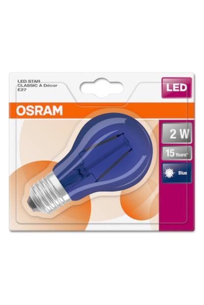 Osram Led Dekoratif Renkli Ampul Mavi Renk Trendyol