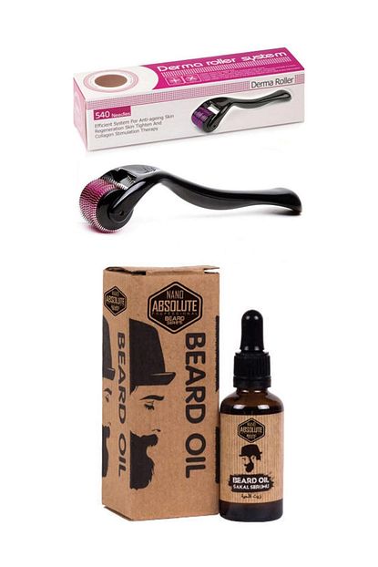 Nano Absolute Sakal Serumu 50ml Ve Derma Roller Sac Cikarma Taragi Fiyati Yorumlari Trendyol