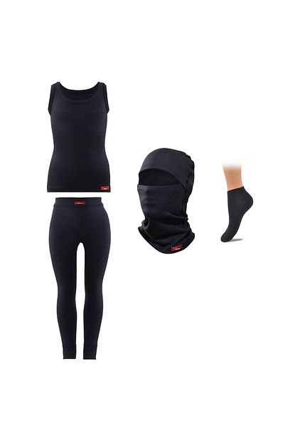 Blackspade Cocuk Termal 2 Seviye Atlet Alt Iclik Balaklava Takim Trendyol