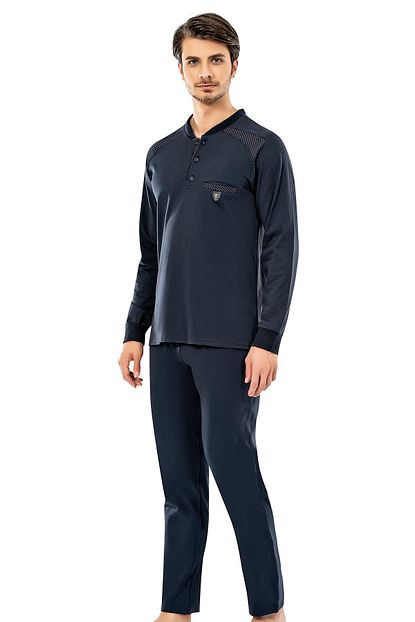 Erdem Ic Giyim Erkek Lacivert Yazlik Pijama Takimi Trendyol