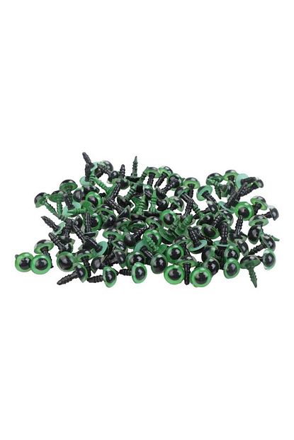 indirimcik yesil amigurumi vidali renkli goz 10 mm 100 adet fiyati yorumlari trendyol