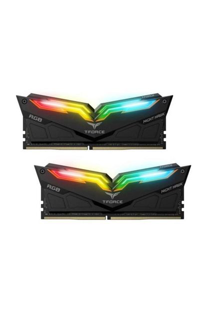 T Force Team Night Hawk Rgb 16gb 2x8 Gb Ddr4 3000mhz Cl16 Siyah Gaming Ram Tf1d416g3000hc16cdc01 Trendyol