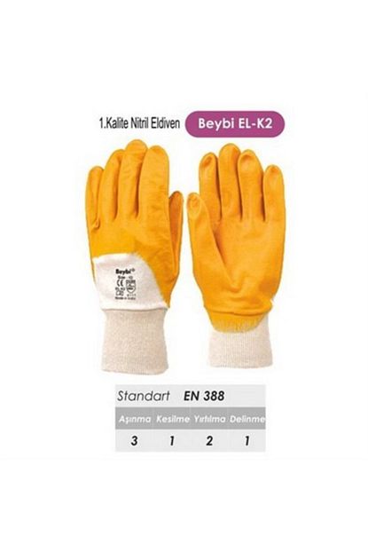 Beybi El K2 Nitril Kapli Is Eldiveni Size 10 Trendyol