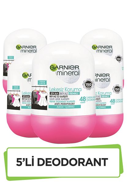 Garnier 5 Li Mineral Lekesiz Koruma Roll On Deodorant Seti Trendyol